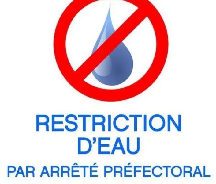 restrictions eau