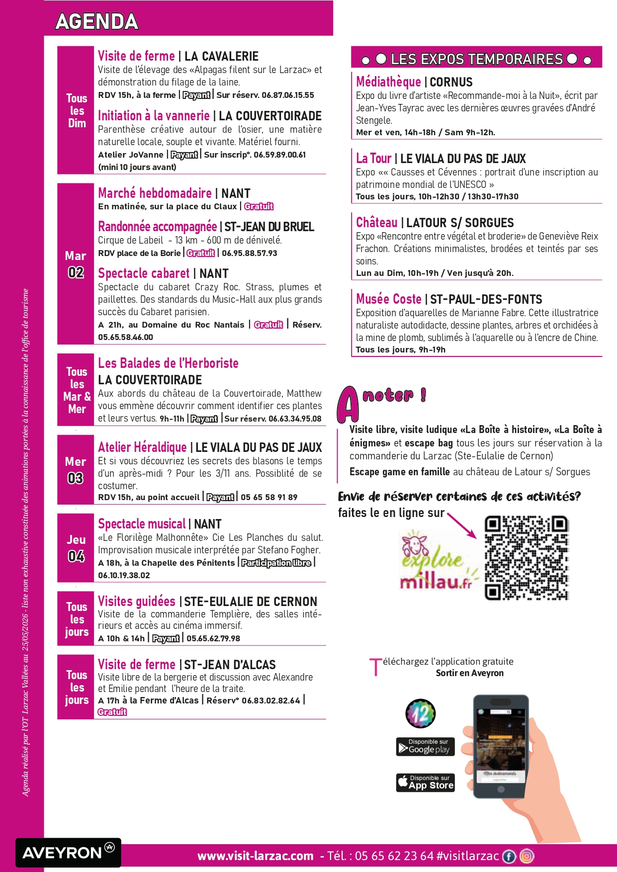 Programme de la semaine Page 2